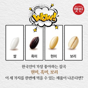 햇반 매일잡곡밥 인스타그램, 페이스북 콘텐츠